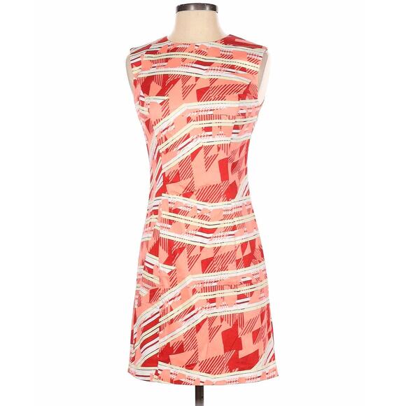 French Connection Casablanca Cotton Sunrise Printed Dress 2 NEW - Picture 1 of 7